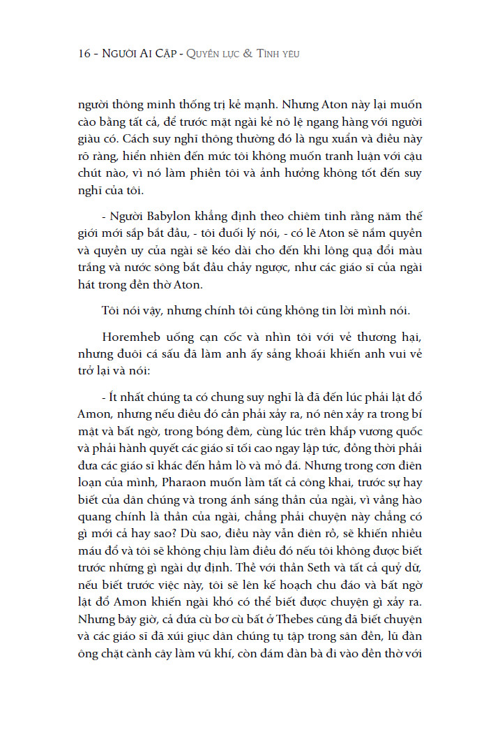 bộ người ai cập - quyền lực và tình yêu - tập 2 - Ảnh 15