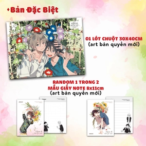 bộ người lạ dưới gió xuân - tập 3 - bản đặc biệt - tặng kèm 1 bookmark + 1 postcard + bộ 6 card bo góc cán màng ánh trai + 1 sticker + 1 lót chuột + 1 giấy note (ngẫu nhiên 1 trong 2 mẫu) + 1 poster a3 - Ảnh 3