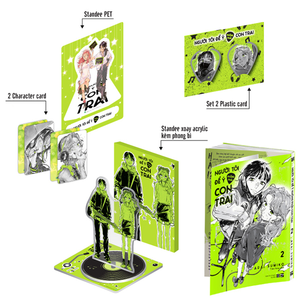 Bộ Người Tôi Để Ý Không Phải Con Trai - Tập 2 - Bản Sưu Tầm - Tặng Kèm 1 Standee PET + 2 Character Card + Set 2 Plastic Card + 1 Standee Acrylic Kèm Phong Bì