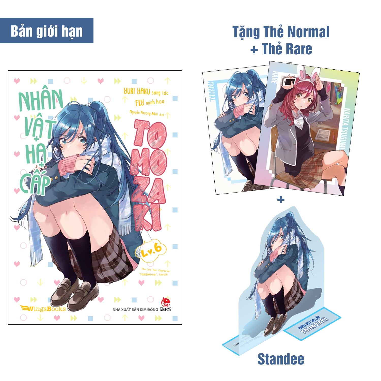 Bộ
						
										
										Nhân Vật Hạ Cấp Tomozaki - Tập 6 - Bản Giới Hạn - Tặng Kèm Thẻ Normal + Thẻ Rare + Standee - Ảnh 2
