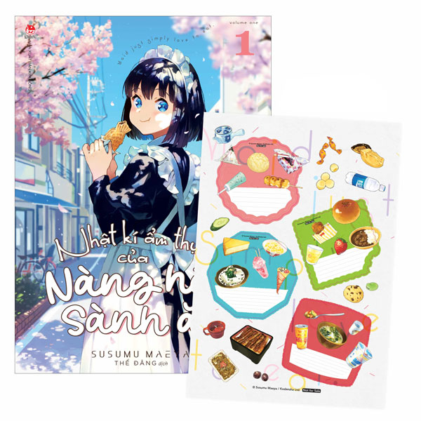 Bộ Nhật Kí Ẩm Thực Của Nàng Hầu Sành Ăn - Tập 1 - Tặng Kèm Set Bookmark