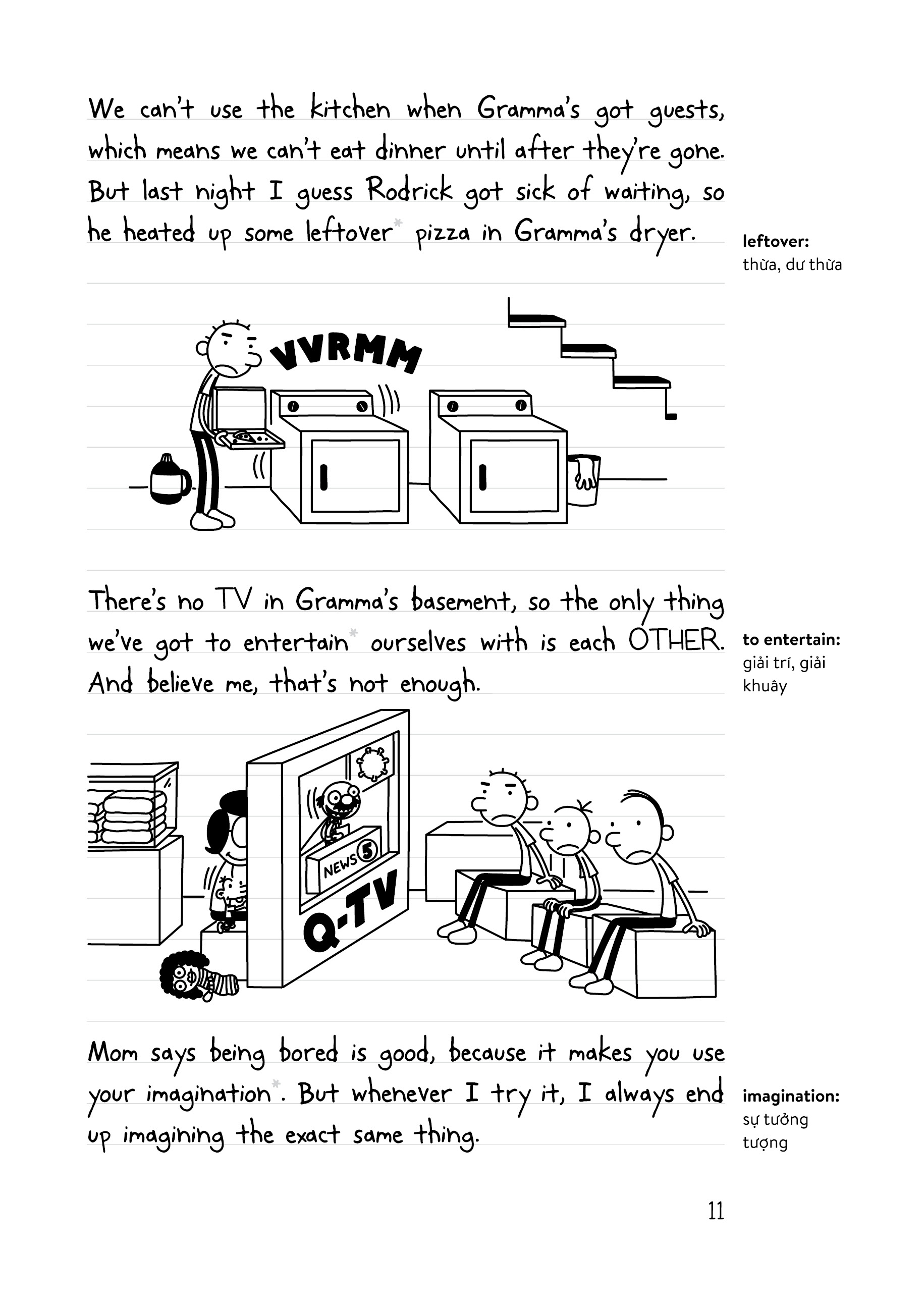 bộ nhật ký chú bé nhút nhát - tập 15: the deep end - cái kết khó lường (song ngữ việt-anh) - Ảnh 13