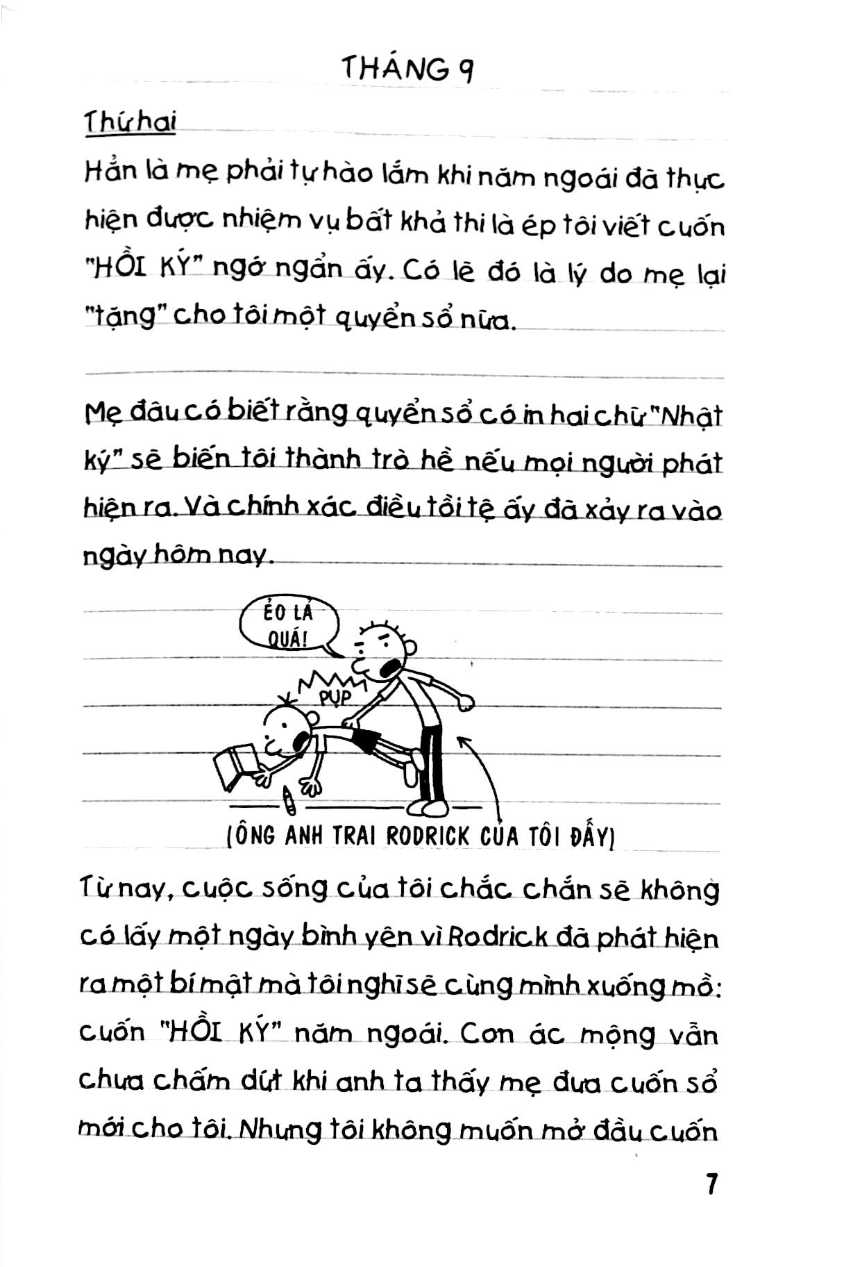 bộ nhật ký chú bé nhút nhát - tập 2: luật của rodrick (tái bản) - Ảnh 3