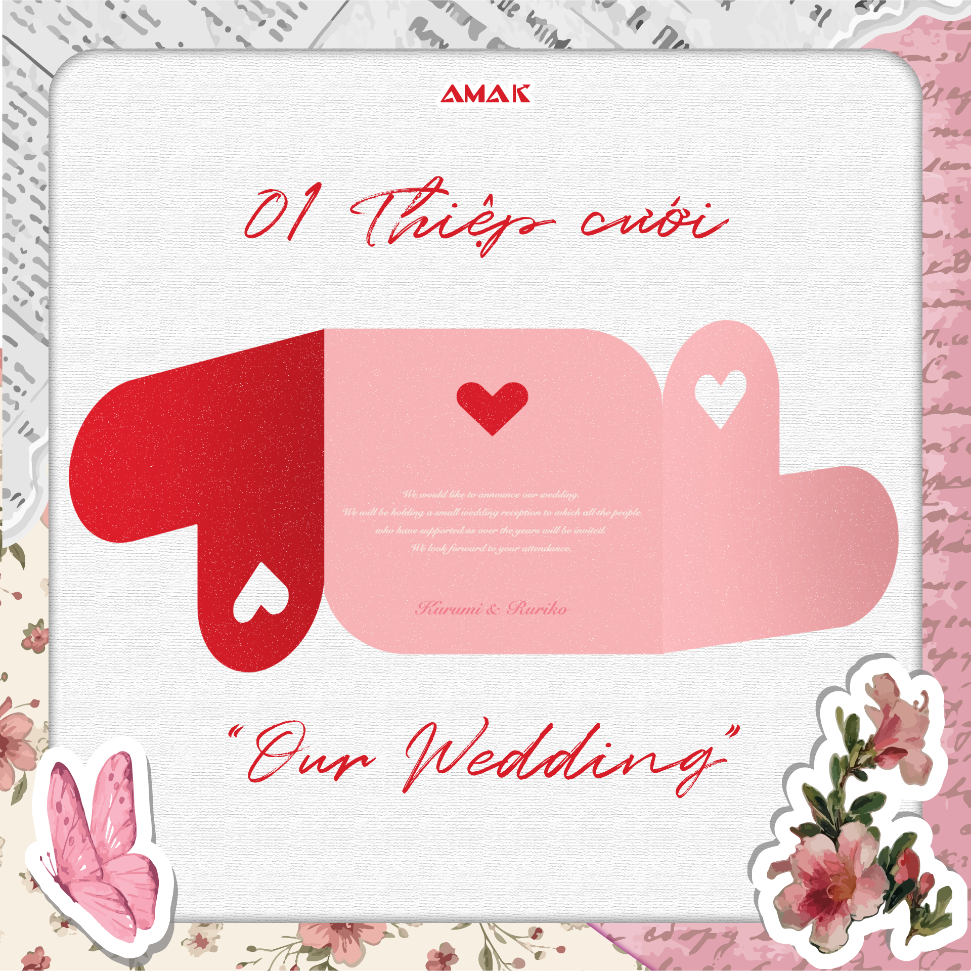 Bo
						
										
										Nhat Ky Ngay Chung Doi - Tap 1 - Tang Kem Thiep Cuoi "Our Wedding" Nhu Cat + Postcard Nhu "Sweet Beginnings" - Ảnh 3