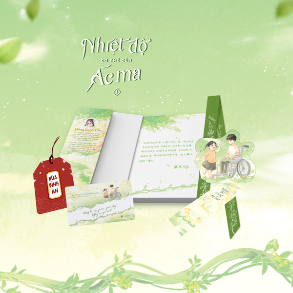 Bộ Nhiệt Độ Cơ Thể Của Ác Ma - Tập 1 - Bản Đặc Biệt - Tặng Kèm Bookmark + Tờ Gác Có Lời Nhắn Và Chữ Ký Của Tác Giả + Khăn Lụa Xanh + Standee Mica + Card Trong Suốt + Bùa Bình An