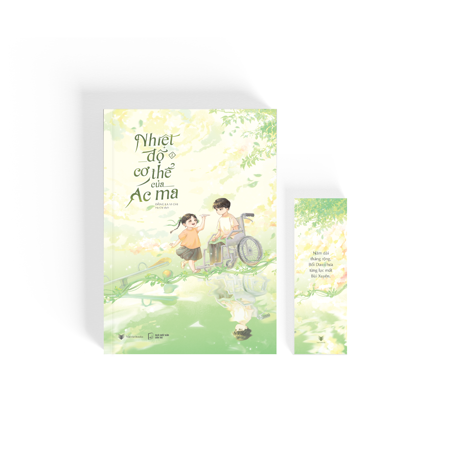 Bộ Nhiệt Độ Cơ Thể Của Ác Ma - Tập 1 - Bản Đặc Biệt - Tặng Kèm Bookmark + Tờ Gác Có Lời Nhắn Và Chữ Ký Của Tác Giả + Khăn Lụa Xanh + Standee Mica + Card Trong Suốt + Bùa Bình An - Ảnh 5