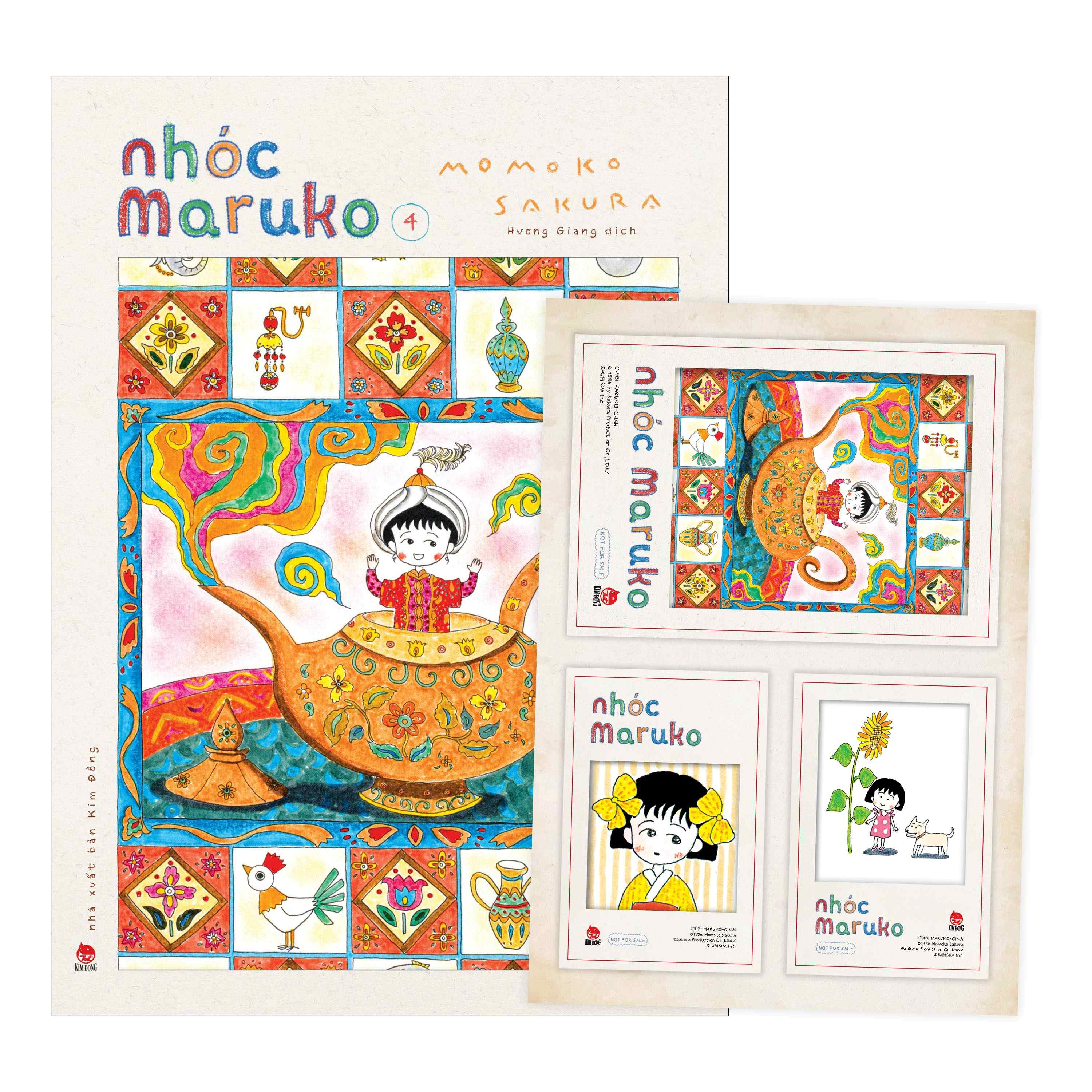 bộ nhóc maruko - tập 4 - tặng kèm set card polaroid - Ảnh 2