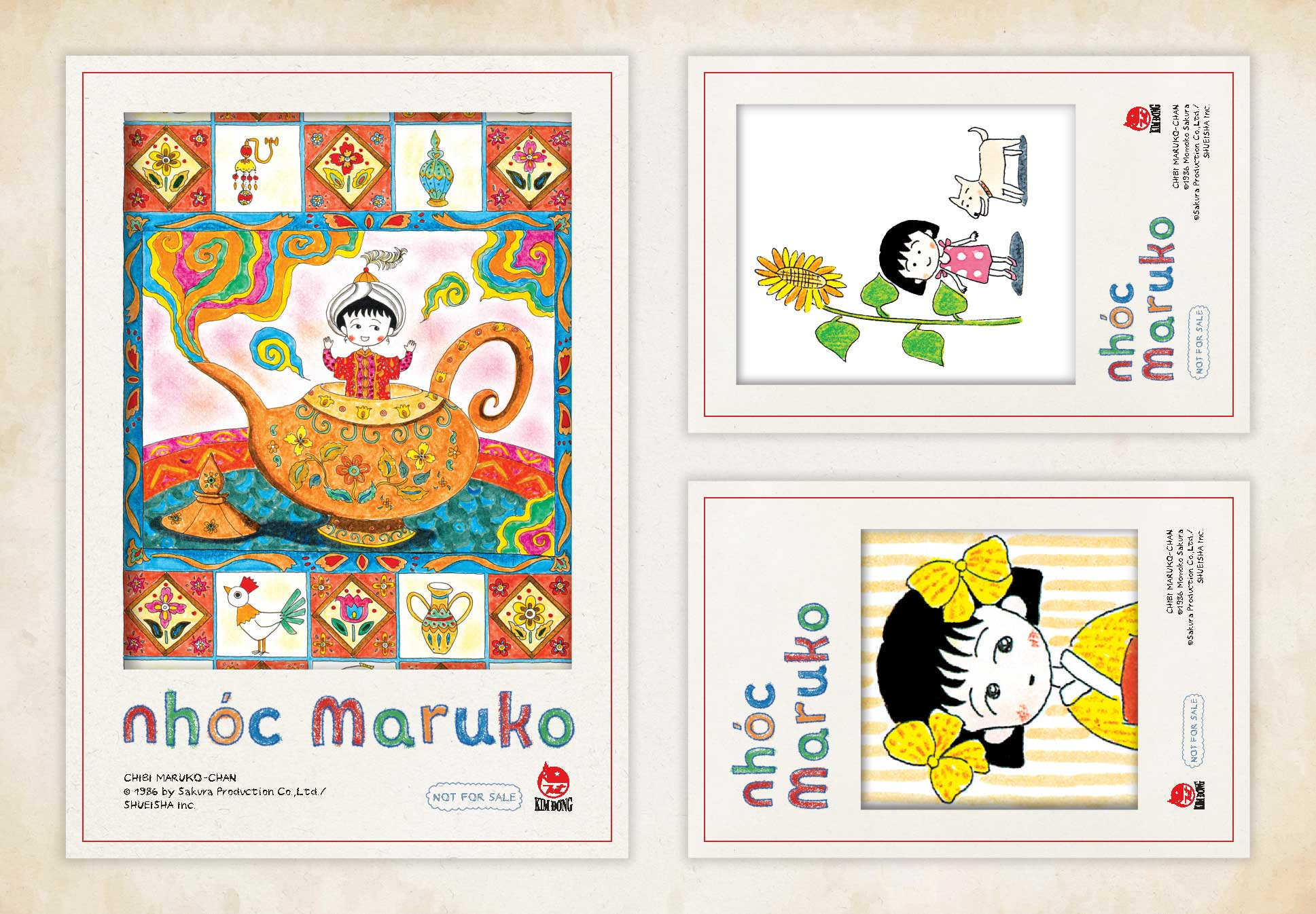 bộ nhóc maruko - tập 4 - tặng kèm set card polaroid - Ảnh 4