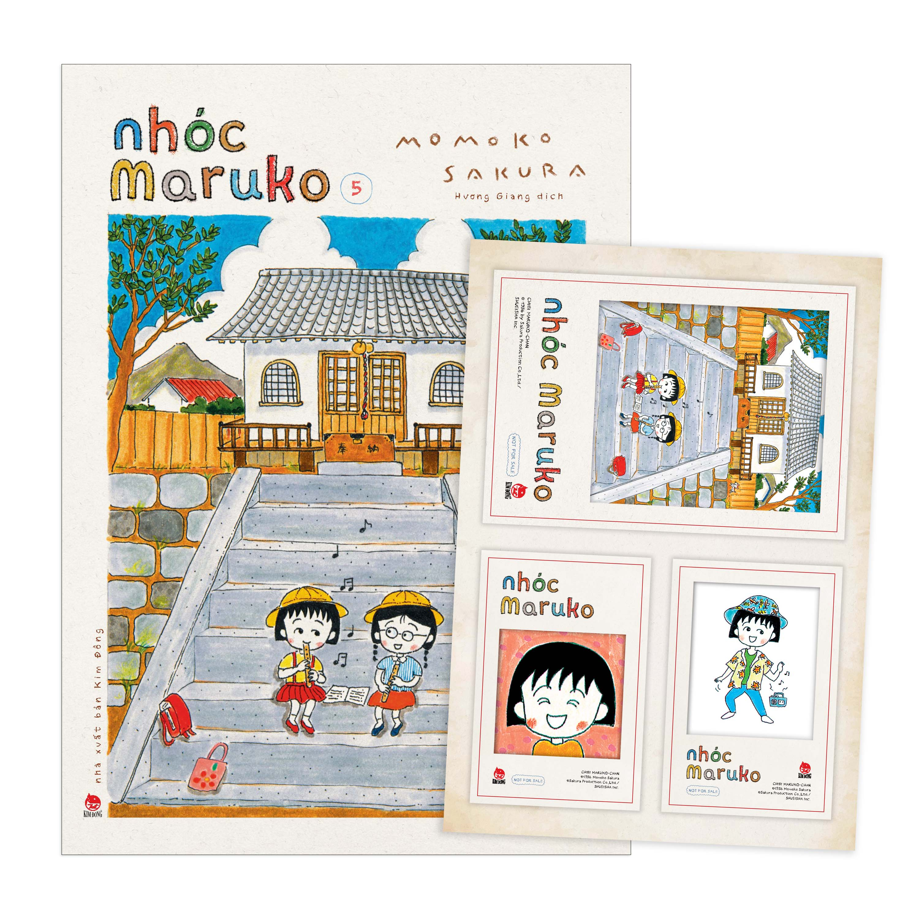 bộ nhóc maruko - tập 5 - tặng kèm set card polaroid - Ảnh 2