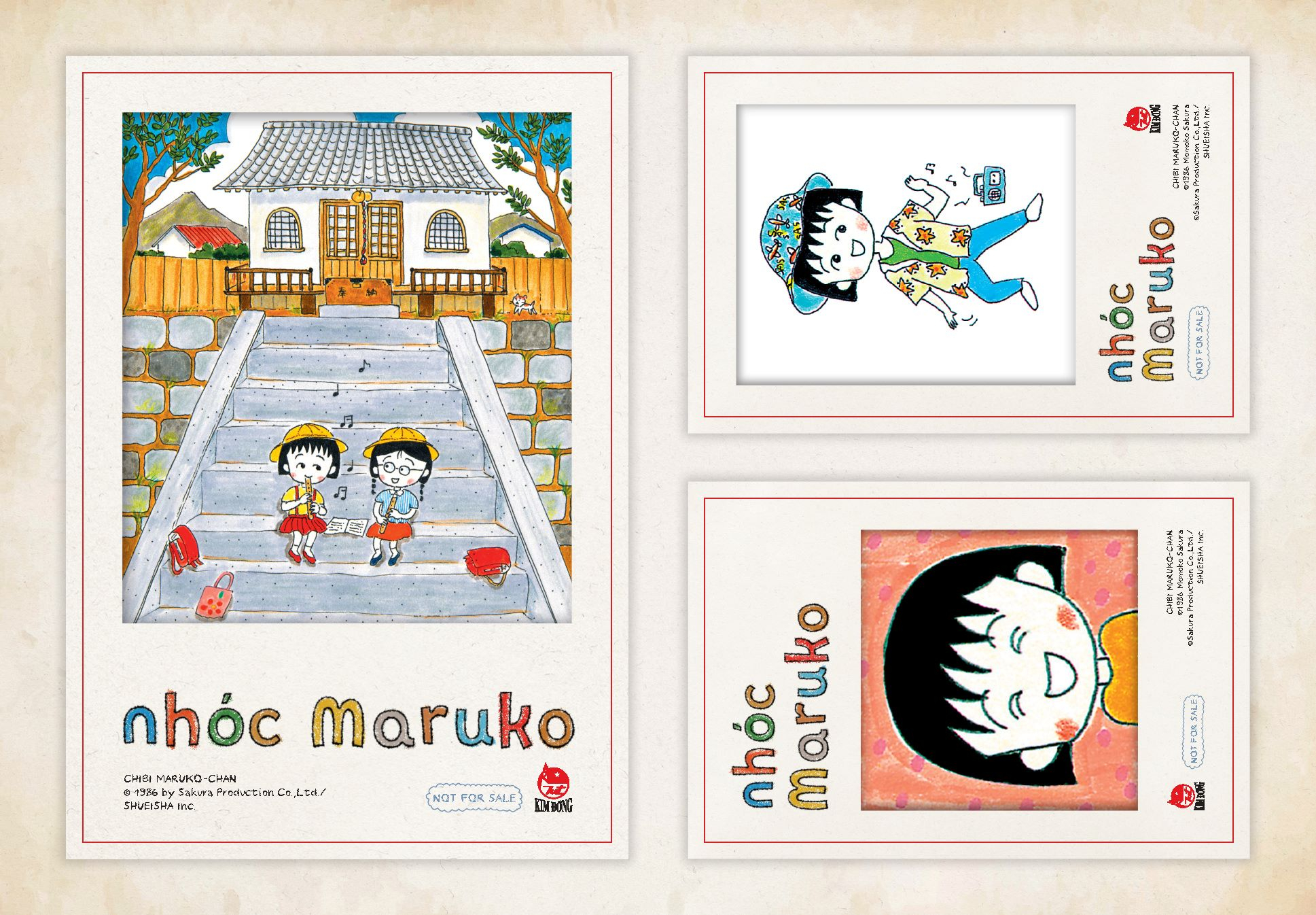 bộ nhóc maruko - tập 5 - tặng kèm set card polaroid - Ảnh 4