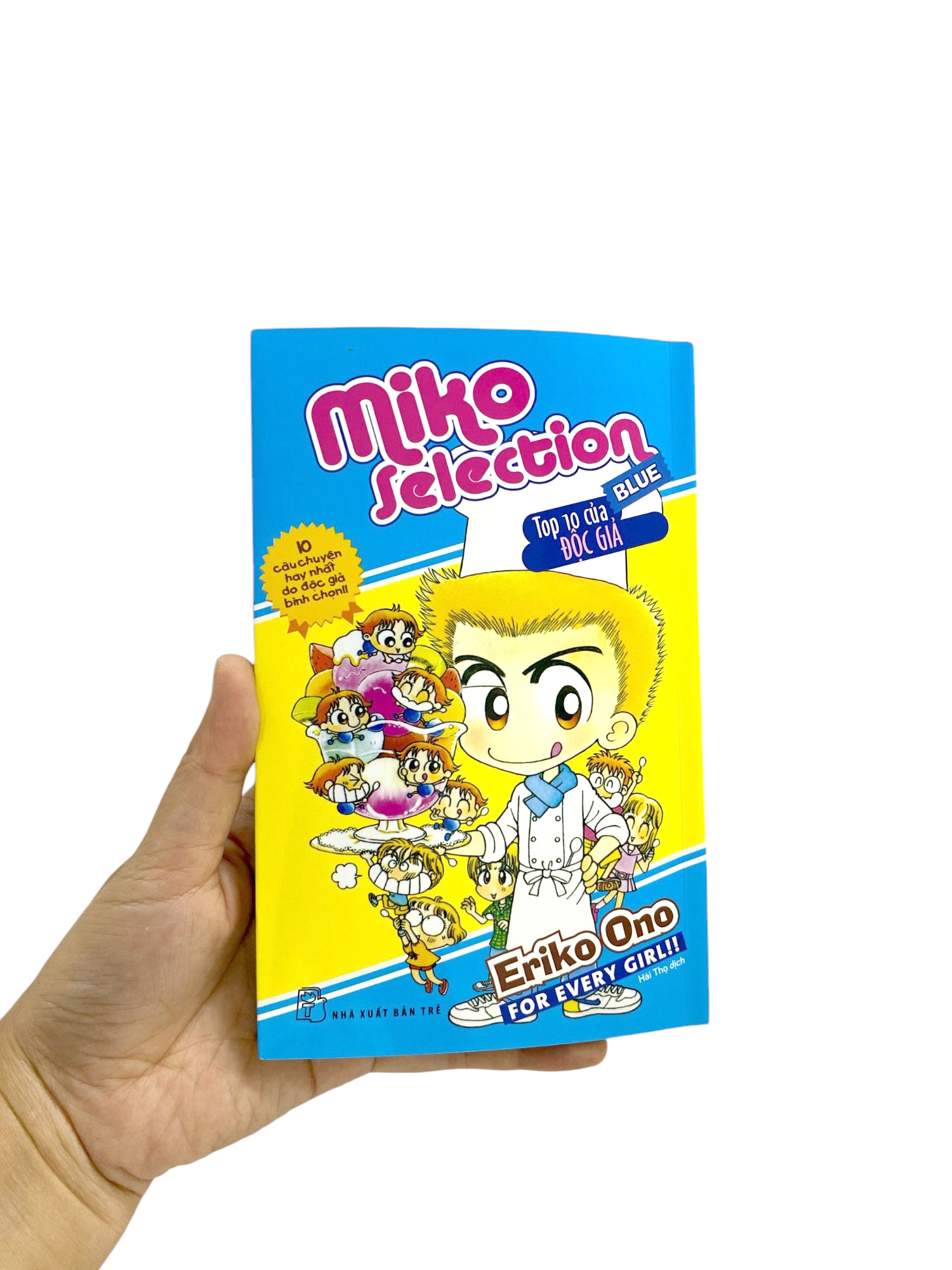 bộ nhóc miko! cô bé nhí nhảnh - miko selection - blue - top 10 của độc giả (tái bản 2023) - Ảnh 10