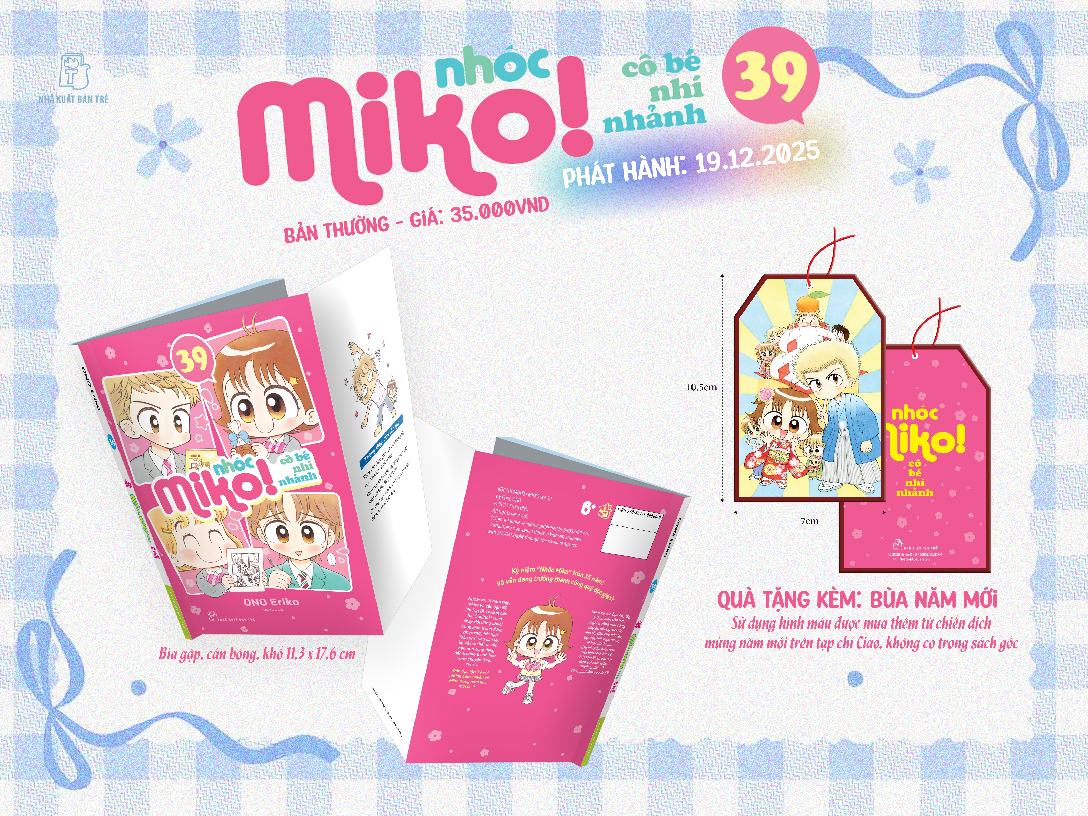 Bộ Nhóc Miko! Cô Bé Nhí Nhảnh - Tập 39 - Tặng Kèm Bookmark Giấy - Ảnh 3