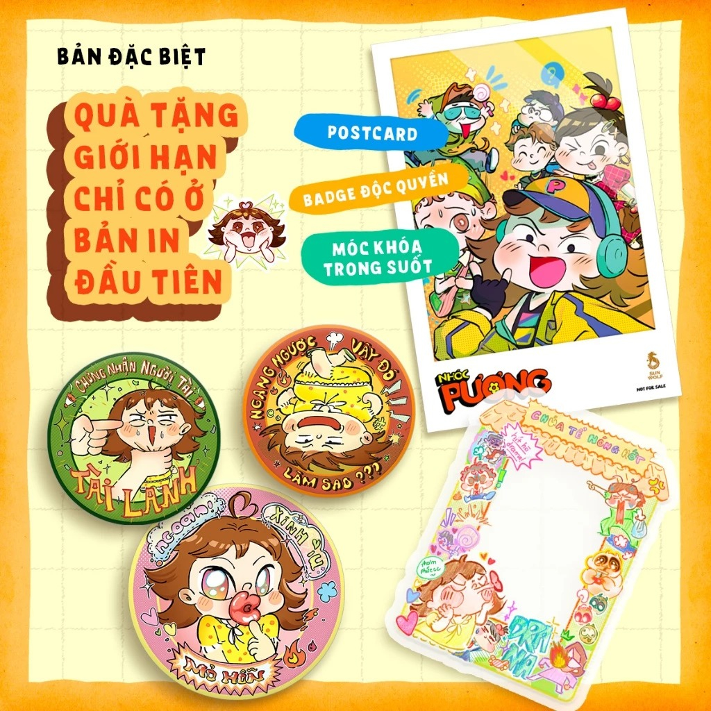 Bộ Nhóc Pương - Tập 2 - Hội Thao Bắt Chấy - Bản Đặc Biệt - Tặng Kèm 1 Postcard + 1 Móc Khóa + 3 Badge - Ảnh 4