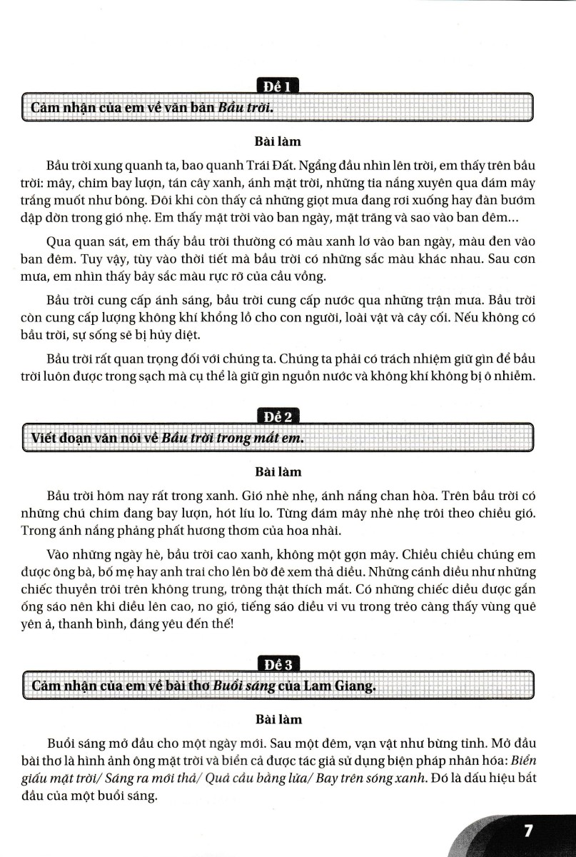 Bộ Những Bài Làm Văn Mẫu 3 - Tập 2 (Kết Nối) - Ảnh 7