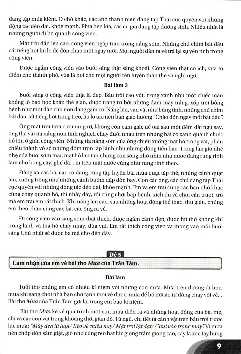 Bộ Những Bài Làm Văn Mẫu 3 - Tập 2 (Kết Nối) - Ảnh 9