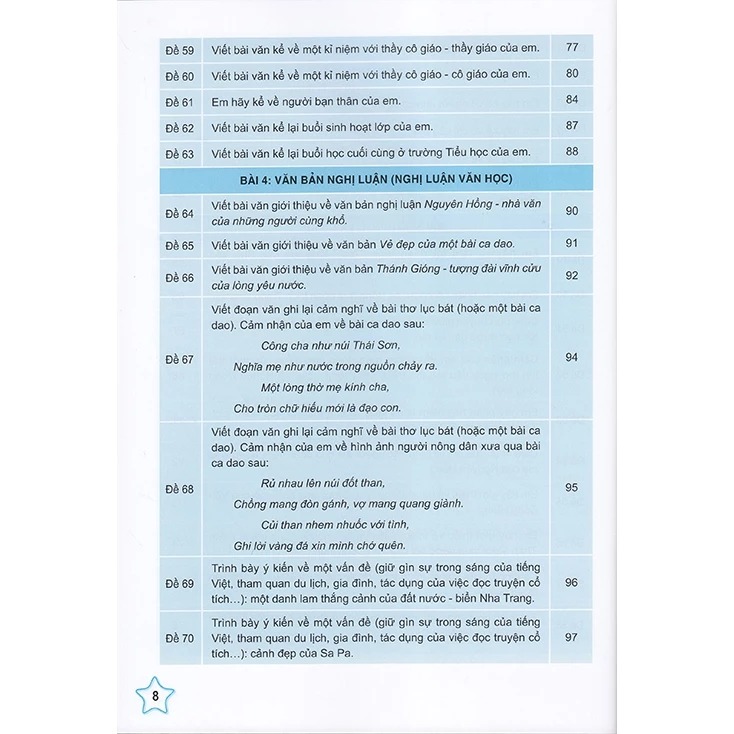 Bộ Những Bài Làm Văn Mẫu 6 - Tập 1 (Cánh Diều) - Ảnh 8