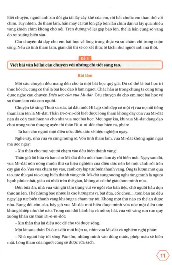 Bộ Những Bài Làm Văn Mẫu Lớp 5 - Tập 1 (Kết Nối) - Ảnh 8