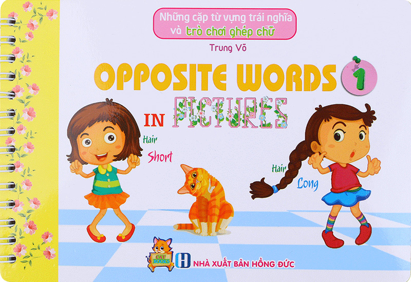 bộ những cặp từ vựng trái nghĩa và trò chơi ghép chữ - opposite words in pictures (tập 1) - Ảnh 2
