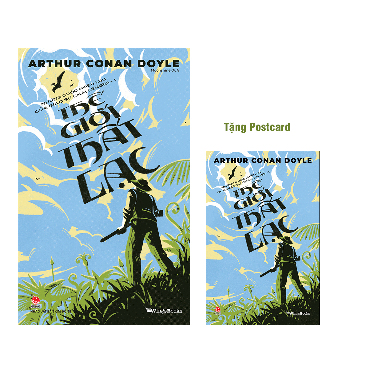 bộ những cuộc phiêu lưu của giáo sư challenger - tập 1 - thế giới thất lạc - tặng kèm postcard - Ảnh 2