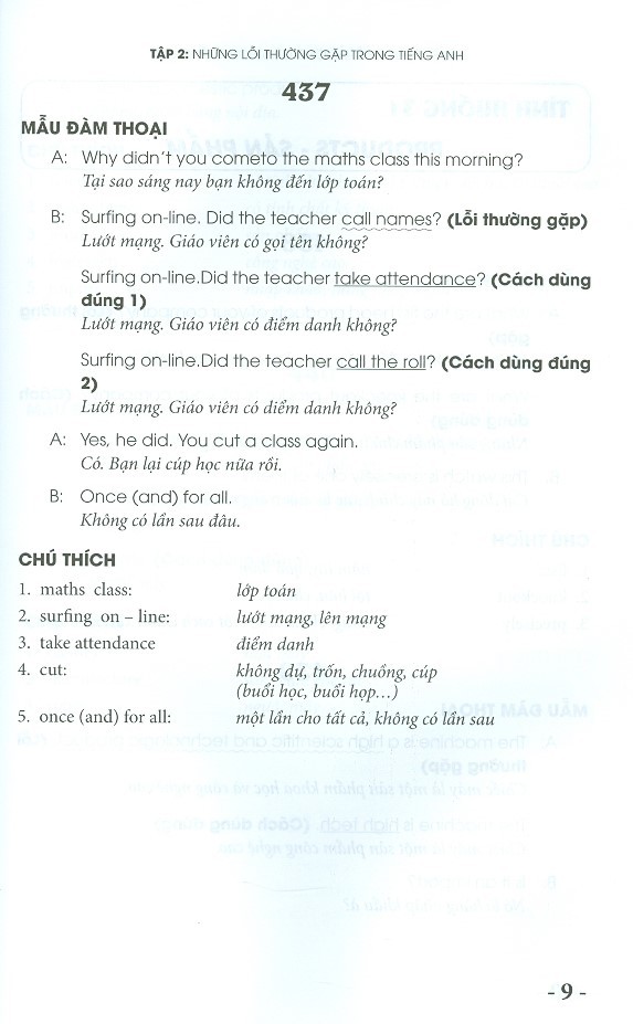 bộ những lỗi thường gặp trong tiếng anh khi nói chuyện với người nước ngoài - tập 2 - Ảnh 5