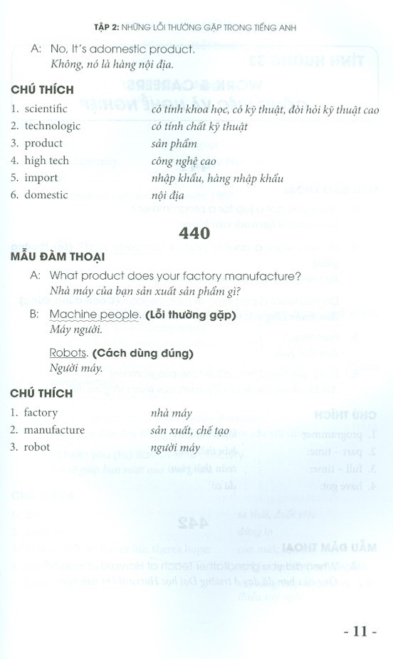 bộ những lỗi thường gặp trong tiếng anh khi nói chuyện với người nước ngoài - tập 2 - Ảnh 7