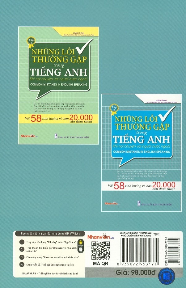 bộ những lỗi thường gặp trong tiếng anh khi nói chuyện với người nước ngoài - tập 2 - Ảnh 9