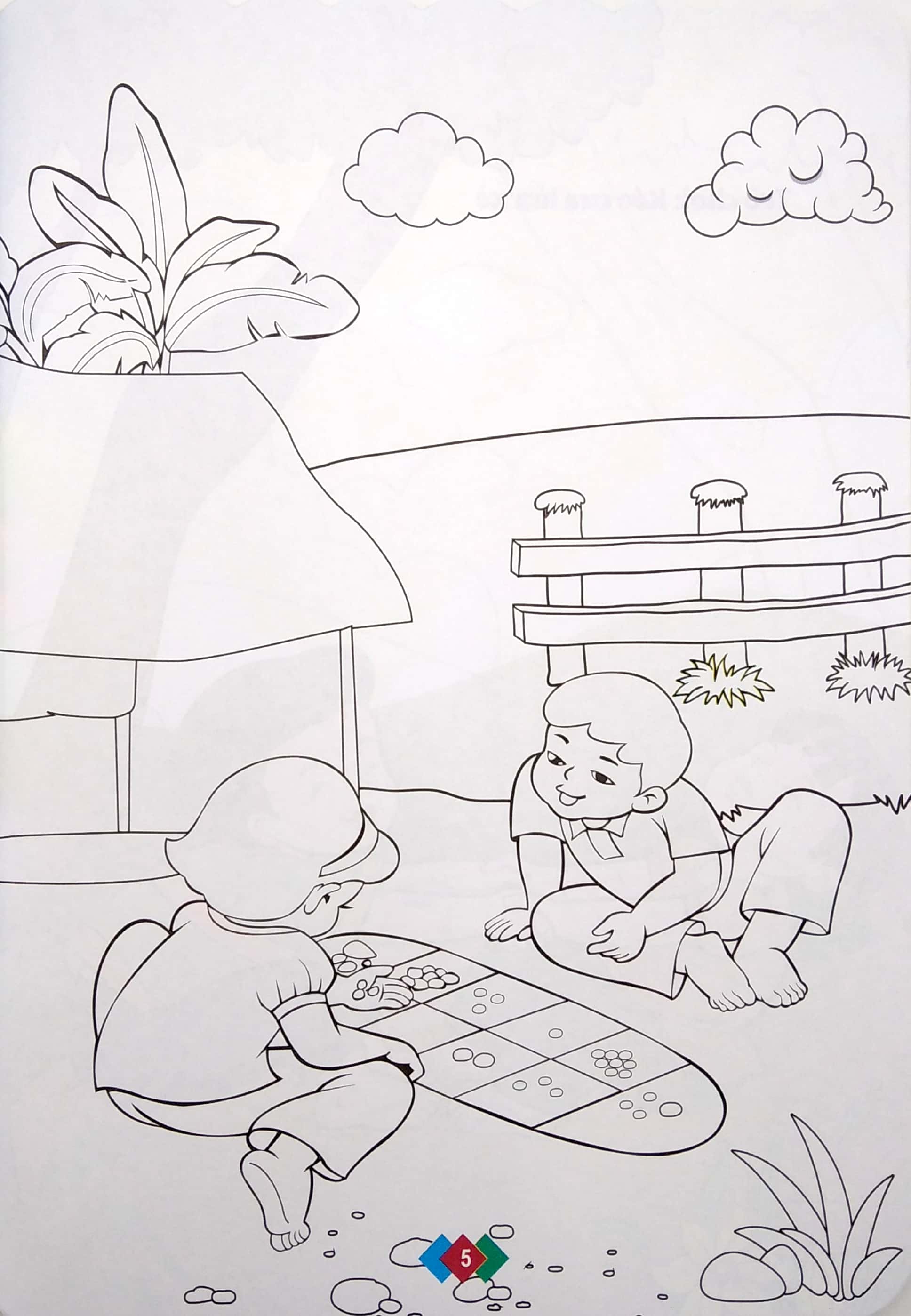 bộ những trò chơi dân gian - sắc màu tuổi thơ - tập 1 - Ảnh 7