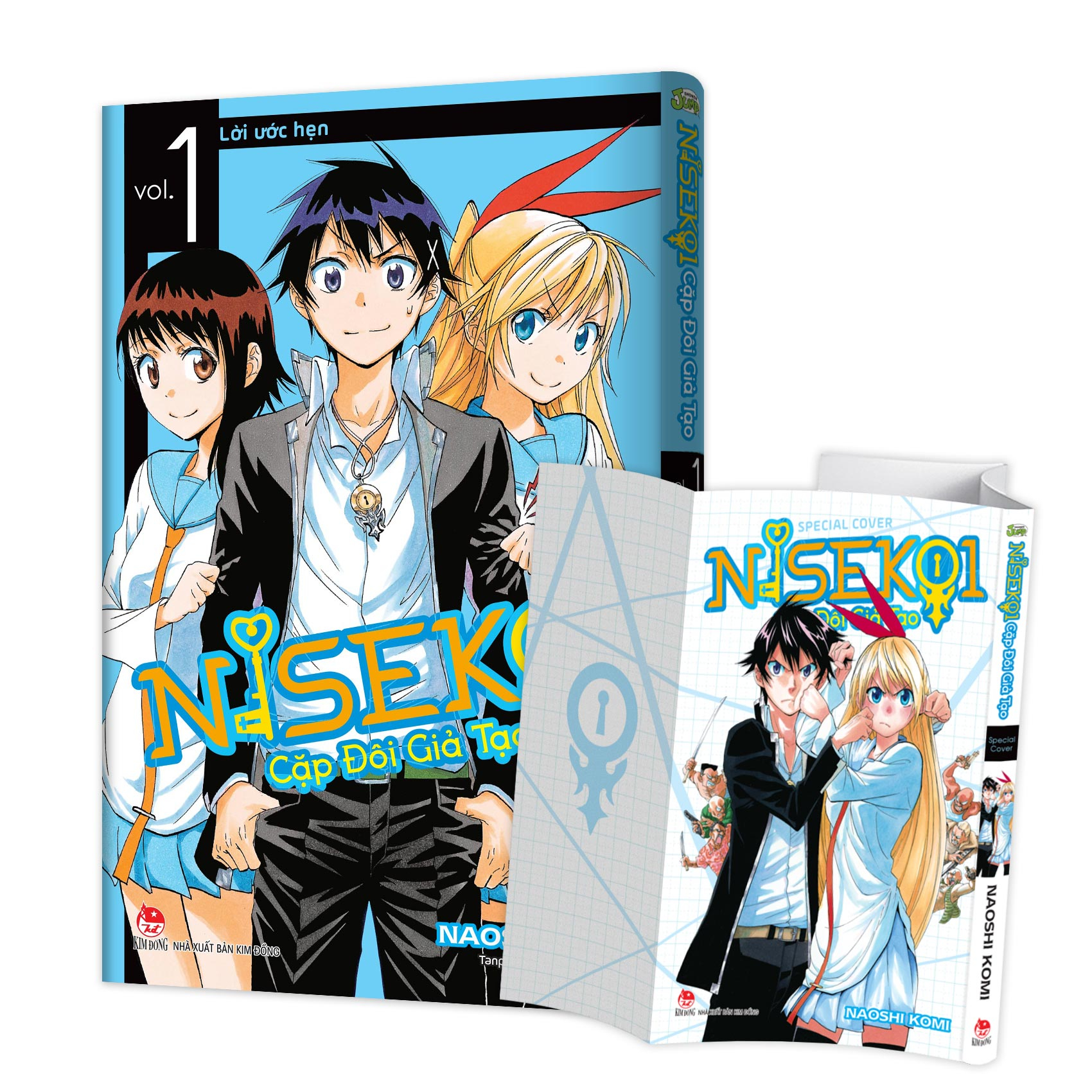 Bo
						
										
										Nisekoi - Cap Doi Gia Tao - Tap 1 - Loi Uoc Hen - Tang Kem Special Cover - Ảnh 2