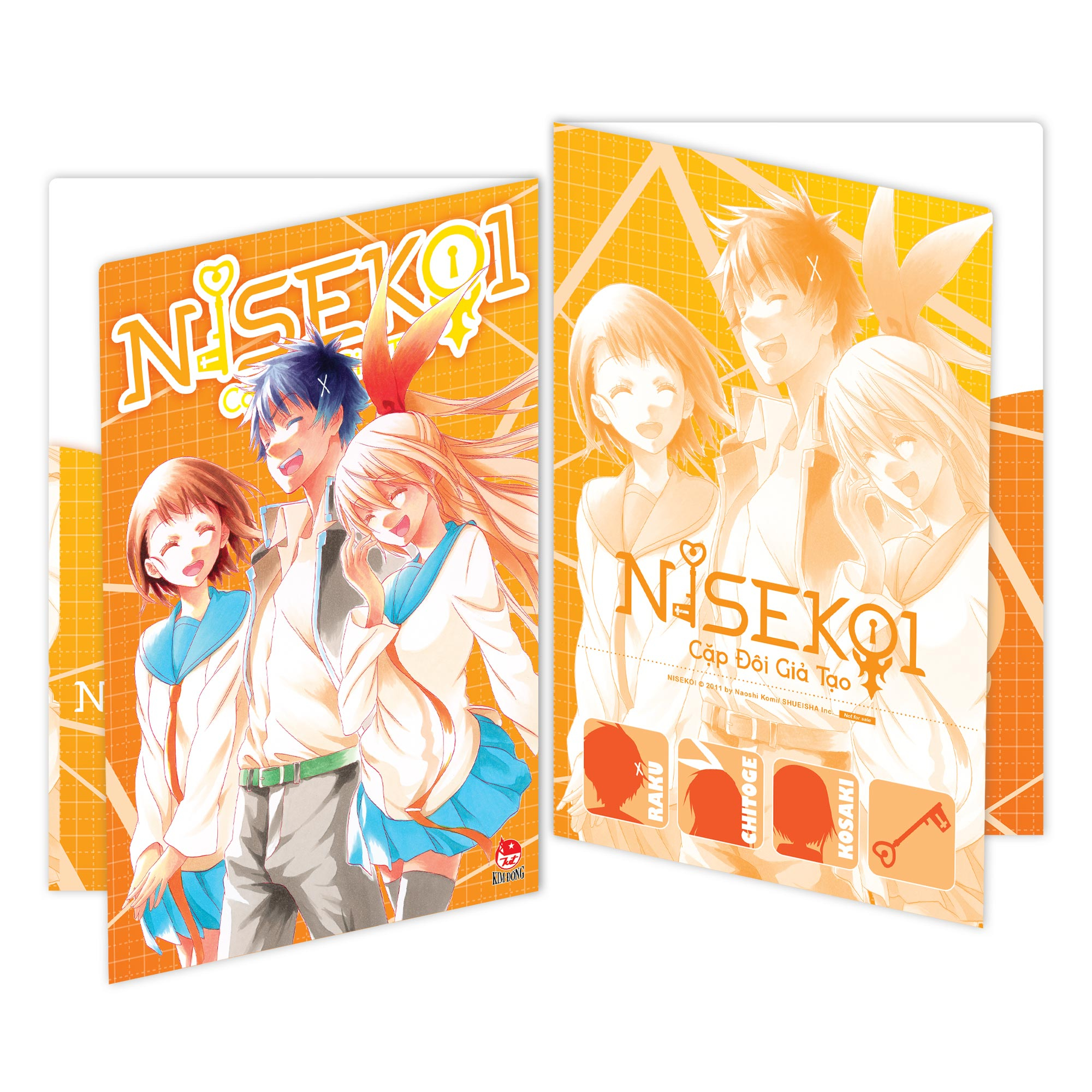Bộ
						
										
										Nisekoi - Cặp Đôi Giả Tạo - Tập 10 - Người Thương - Tặng Kèm Kẹp File Giấy + Bìa Áo - Ảnh 4