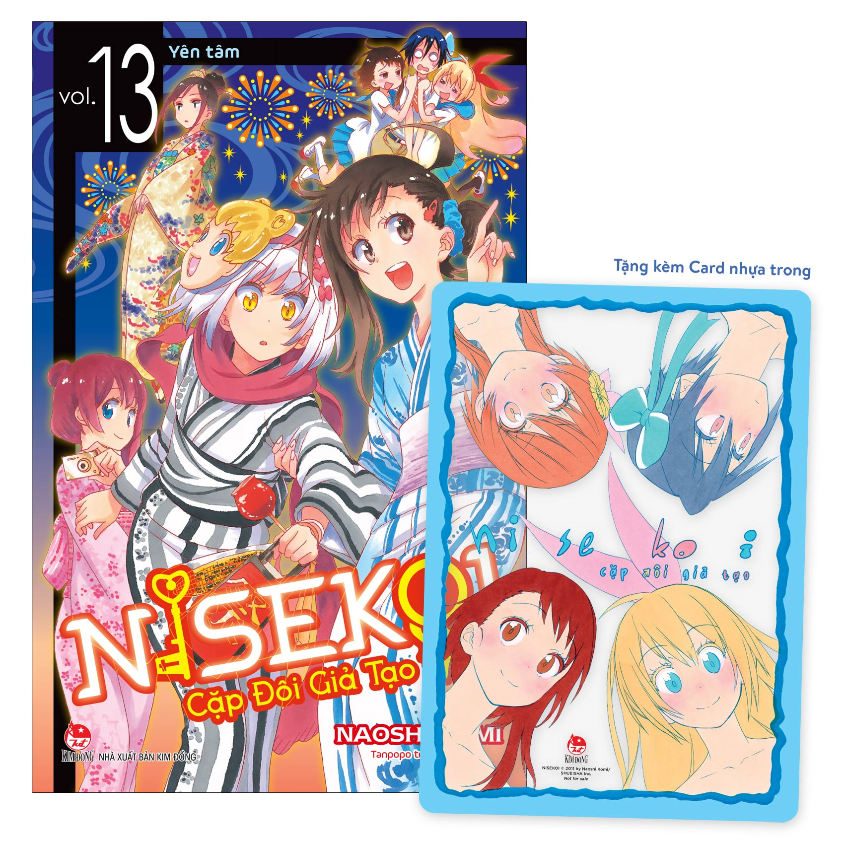 Bộ
						
										
										Nisekoi - Cặp Đôi Giả Tạo - Tập 13 - Yên Tâm - Tặng Kèm Card Nhựa Trong - Ảnh 2