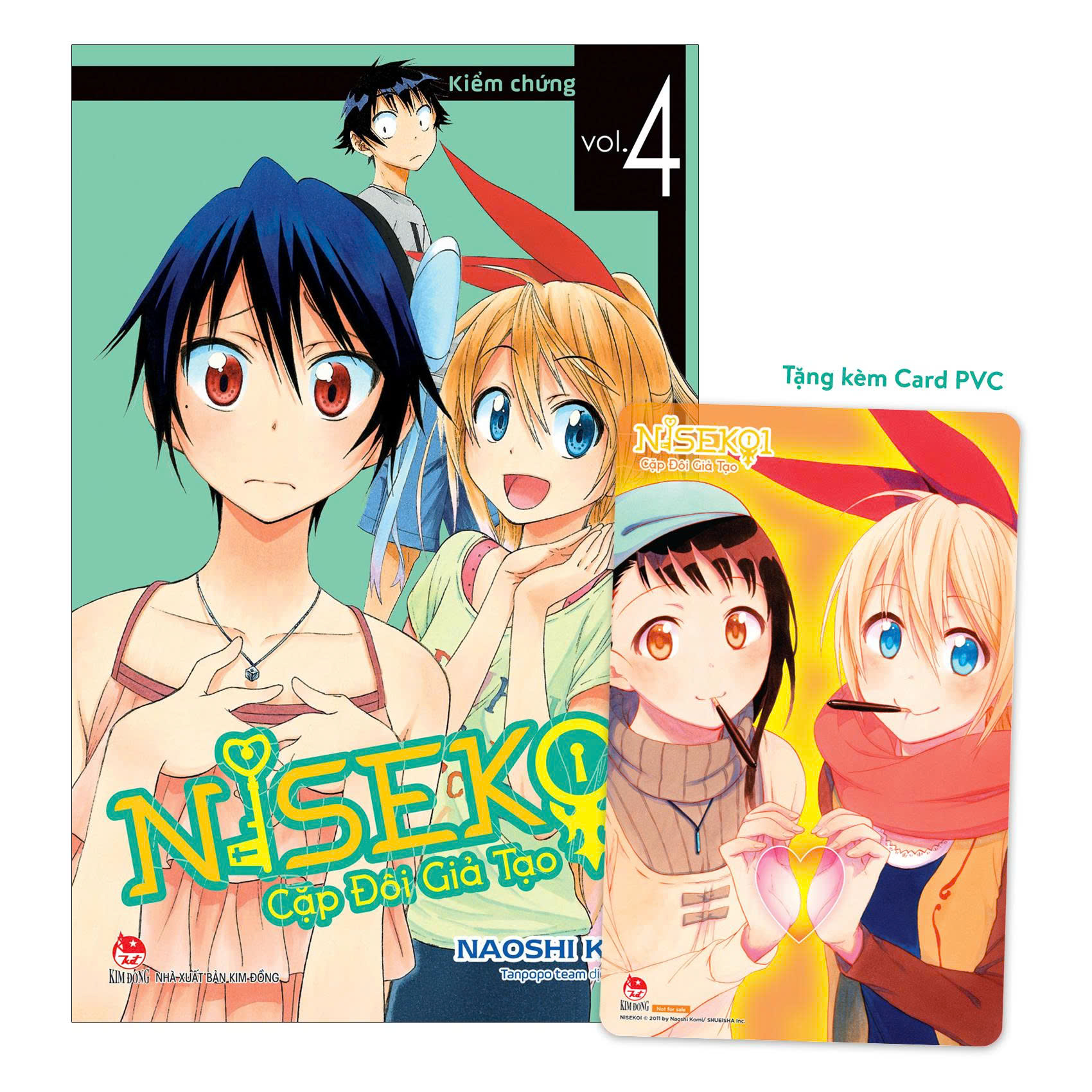 Bộ Nisekoi - Cặp Đôi Giả Tạo - Tập 4 - Kiểm Chứng - Tặng Kèm Card PVC - Ảnh 2
