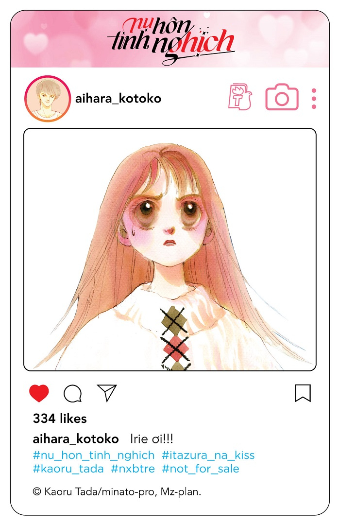 bộ nụ hôn tinh nghịch - tập 1 - tặng kèm thẻ sns nhựa - Ảnh 3