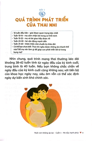 bộ nuôi con không áp lực - cuốn 1 - mẹ bầu hạnh phúc - Ảnh 7