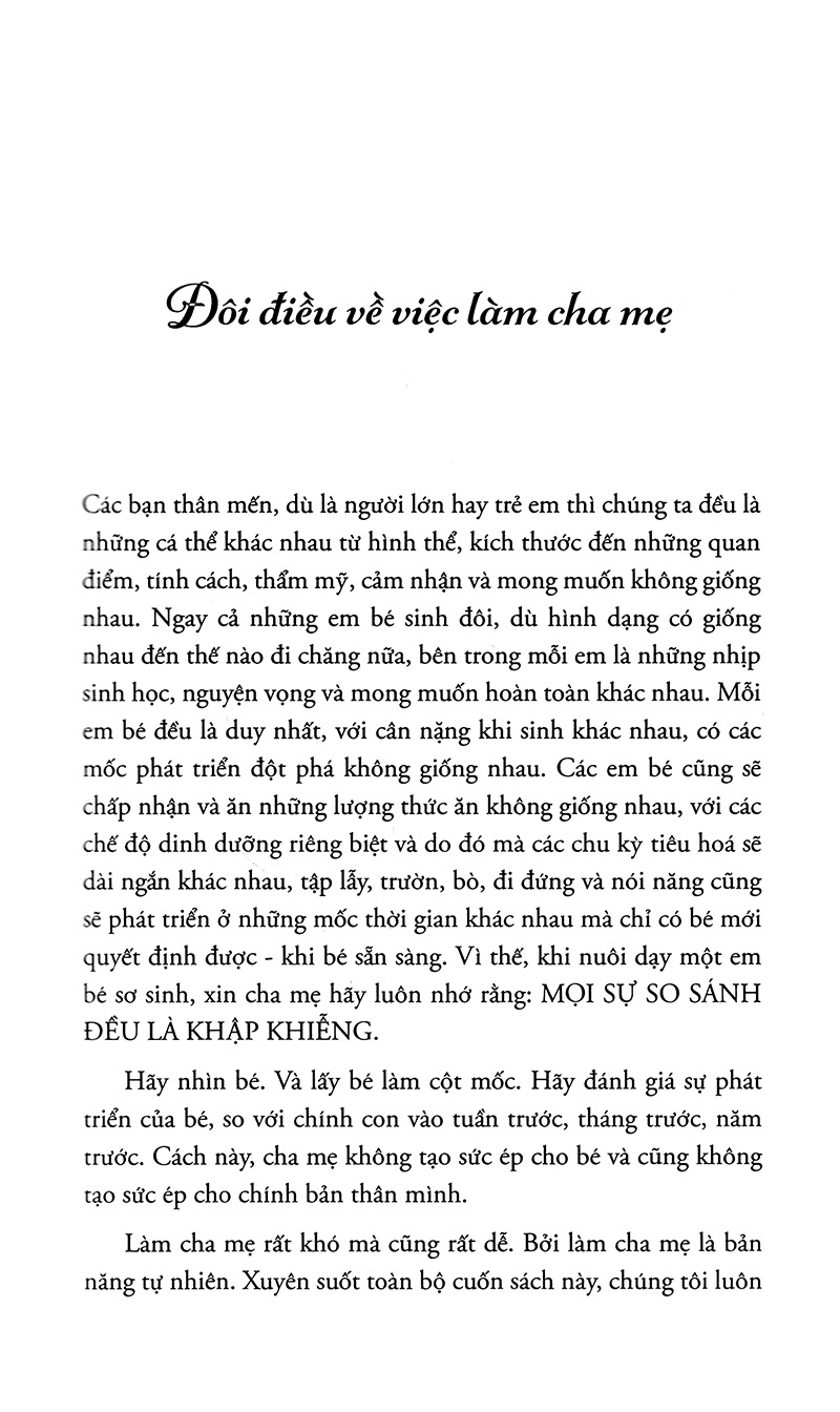 Bộ Nuôi Con Không Phải Là Cuộc Chiến 2 - Quyển 1 - Chào Con - Em Bé Sơ Sinh (Tái Bản 2025) - Ảnh 11