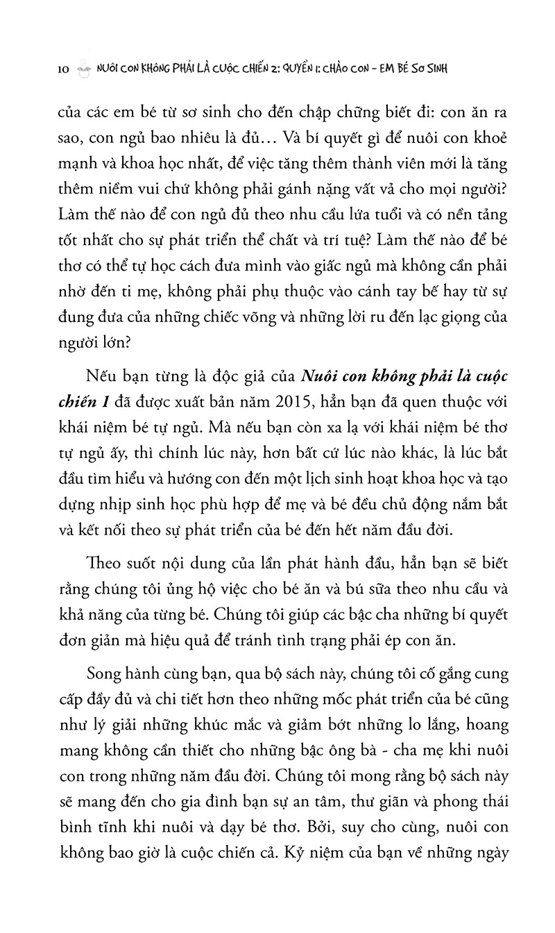 Bộ Nuôi Con Không Phải Là Cuộc Chiến 2 - Quyển 1 - Chào Con - Em Bé Sơ Sinh (Tái Bản 2025) - Ảnh 8