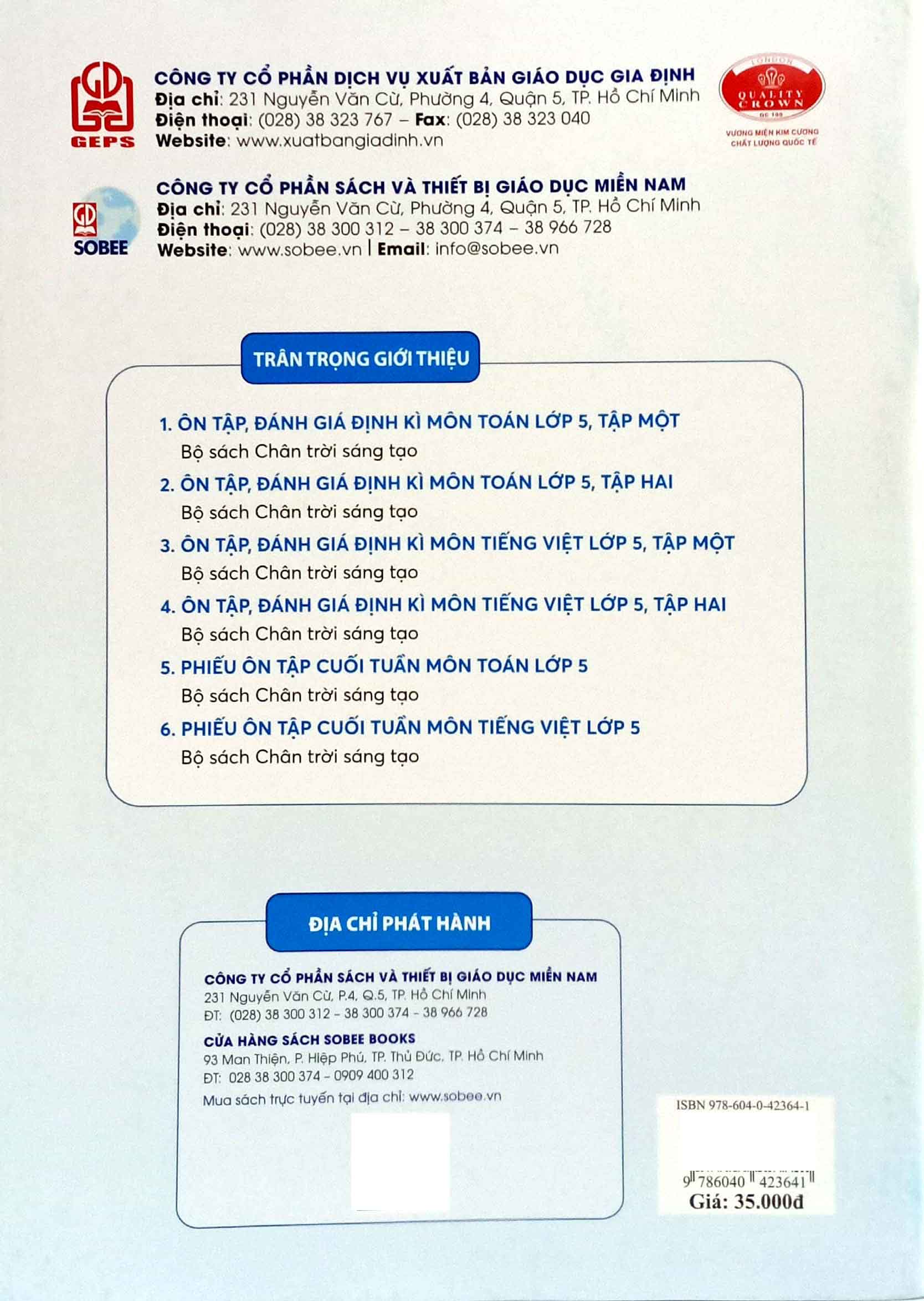 Bo
						
										
										On Tap, Danh Gia Dinh Ki Mon Toan Lop 5 - Tap 1 (Chan Troi) (Chuan) - Ảnh 6