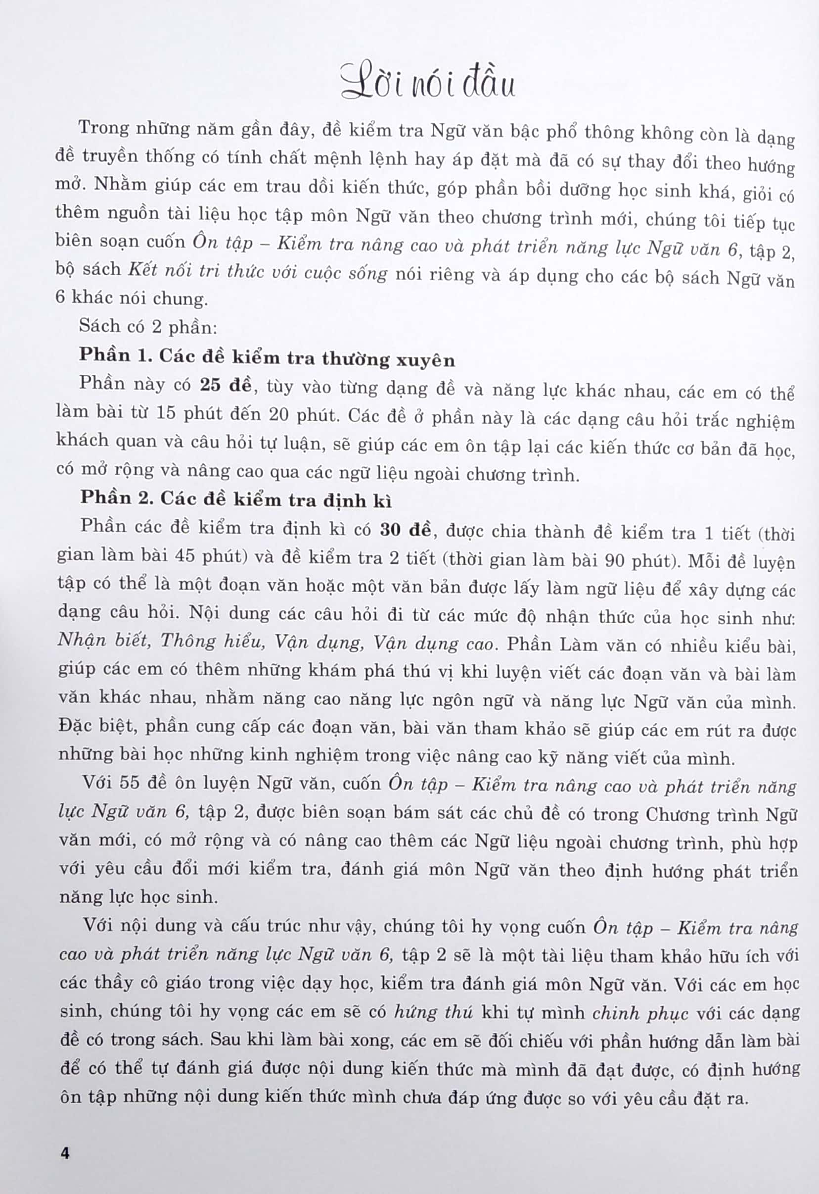 bộ ôn tập - kiểm tra nâng cao và phát triển năng lực ngữ văn 6 - tập 2 - Ảnh 4