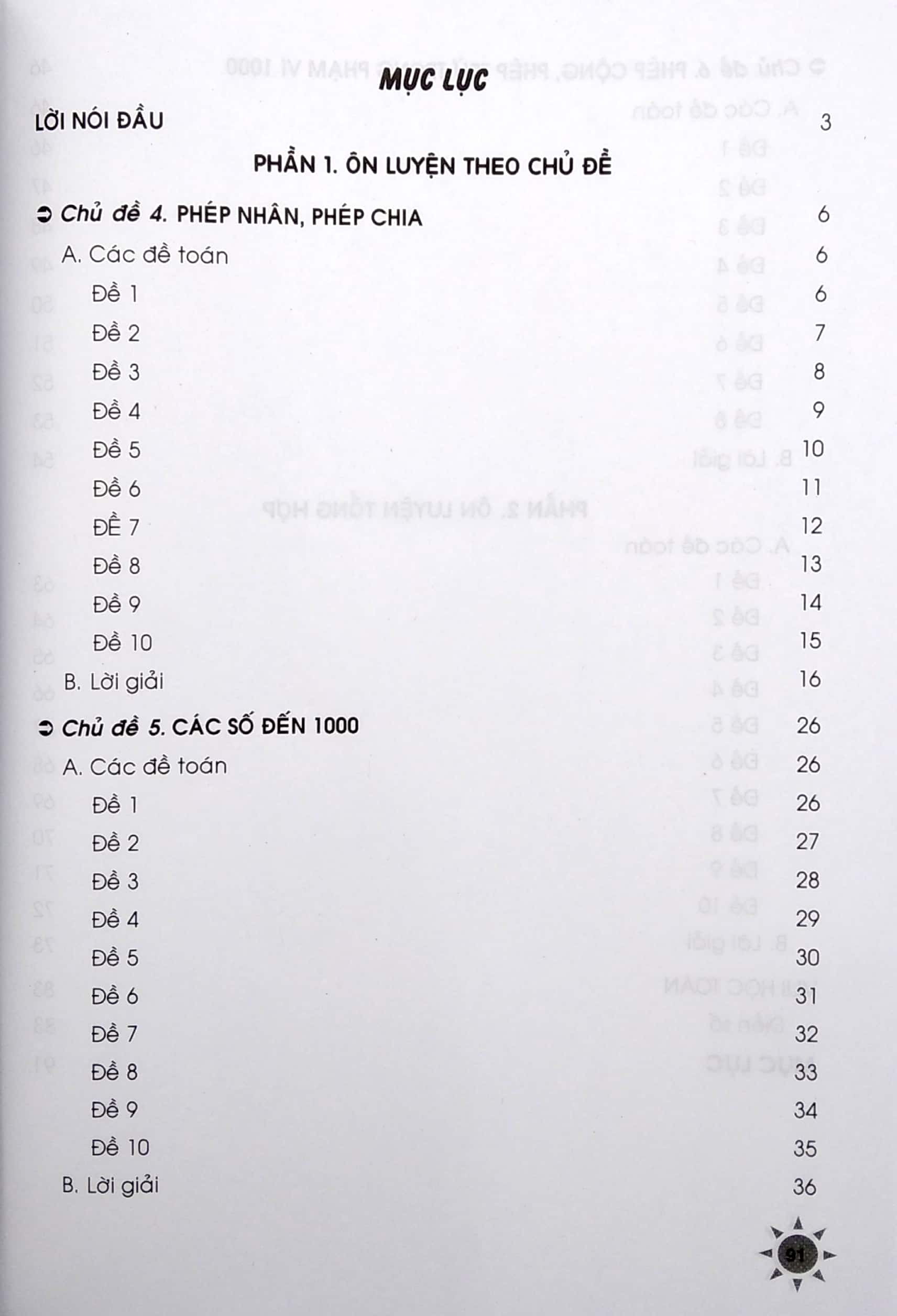 bộ ôn tập - kiểm tra nâng cao và phát triển năng lực toán 2 - tập 2 (biên soạn theo chương trình sách giáo khoa mới) - Ảnh 3
