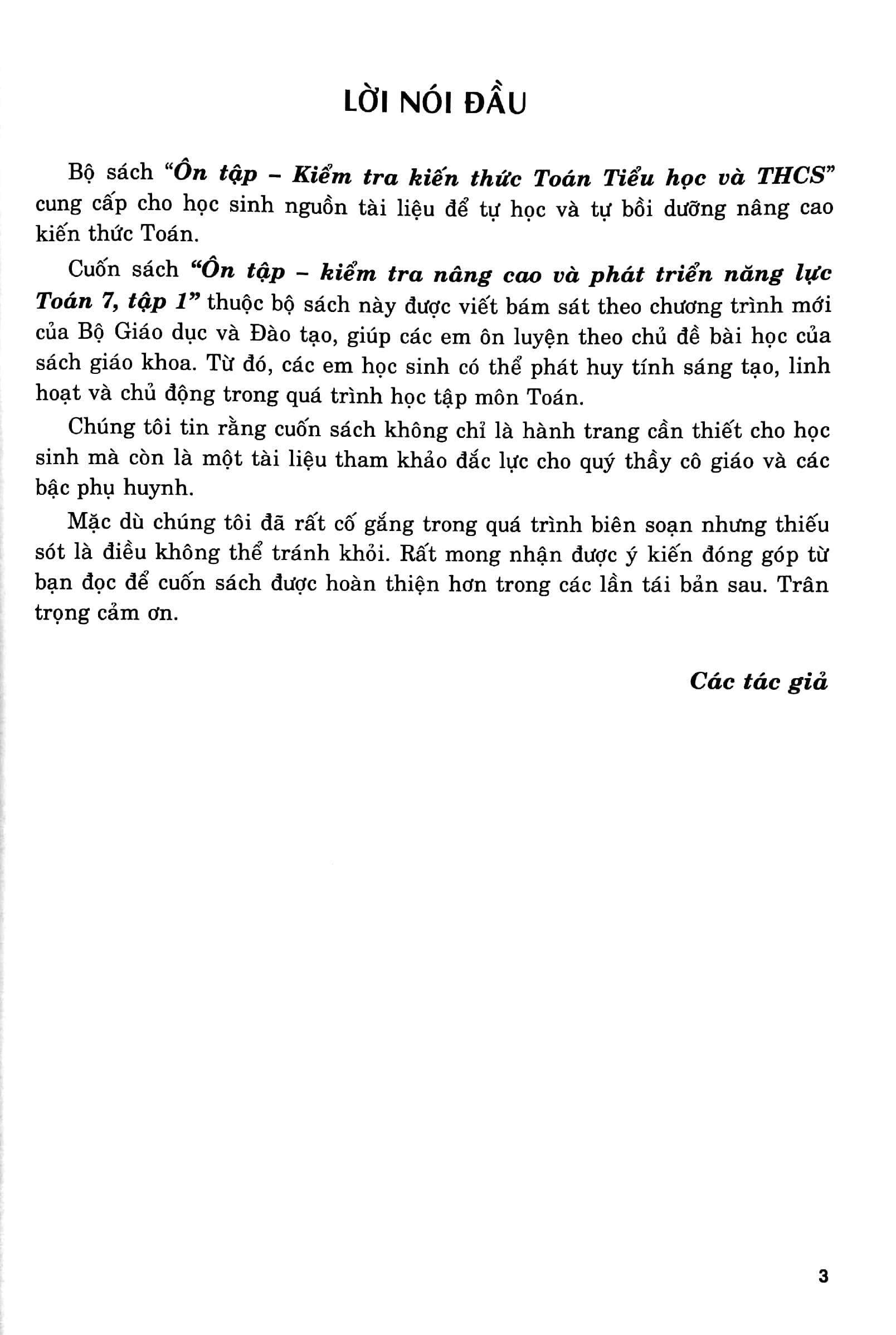 bộ ôn tập - kiểm tra nâng cao và phát triển năng lực toán 7 - tập 1 - Ảnh 3