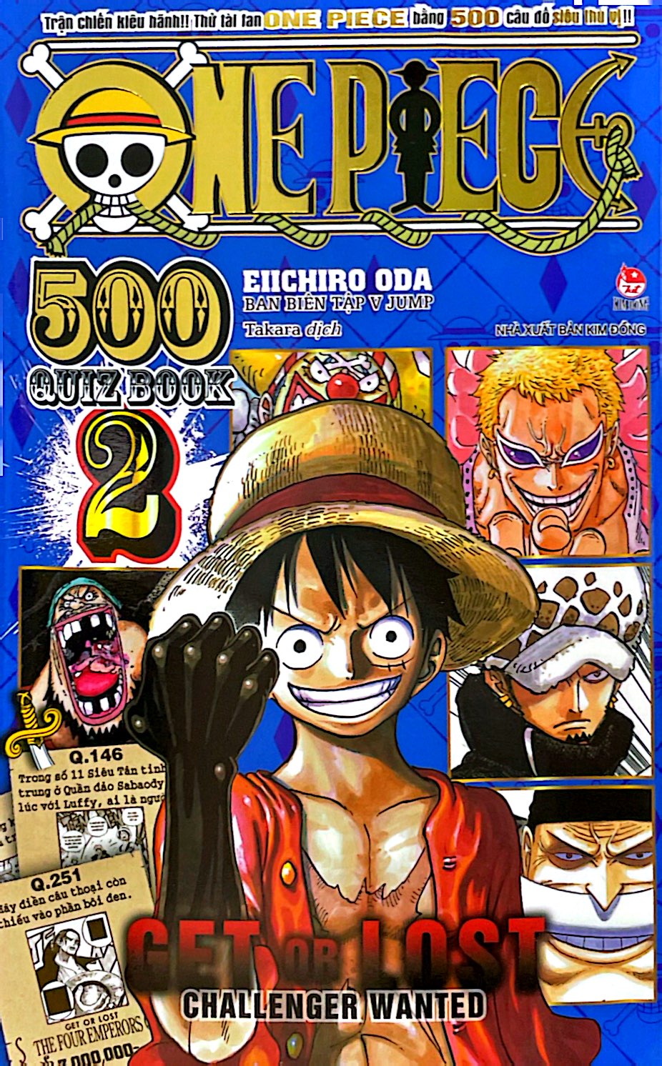 bộ one piece - 500 quiz book - get or lost challenge wanted - tập 2 - Ảnh 2