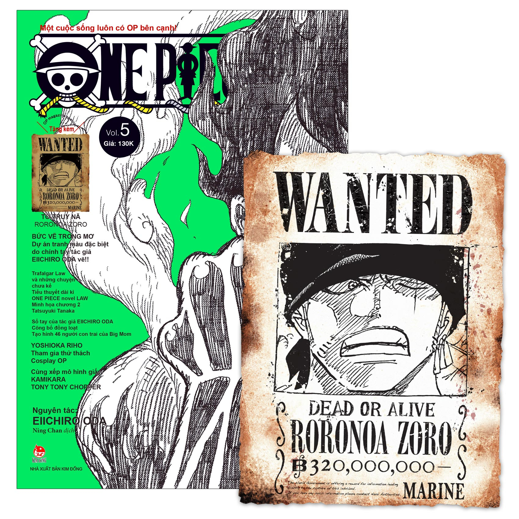 Bộ
						
										
										One Piece Magazine - Tập 5 - Tặng Kèm Tờ Truy Nã Zoro - Ảnh 2