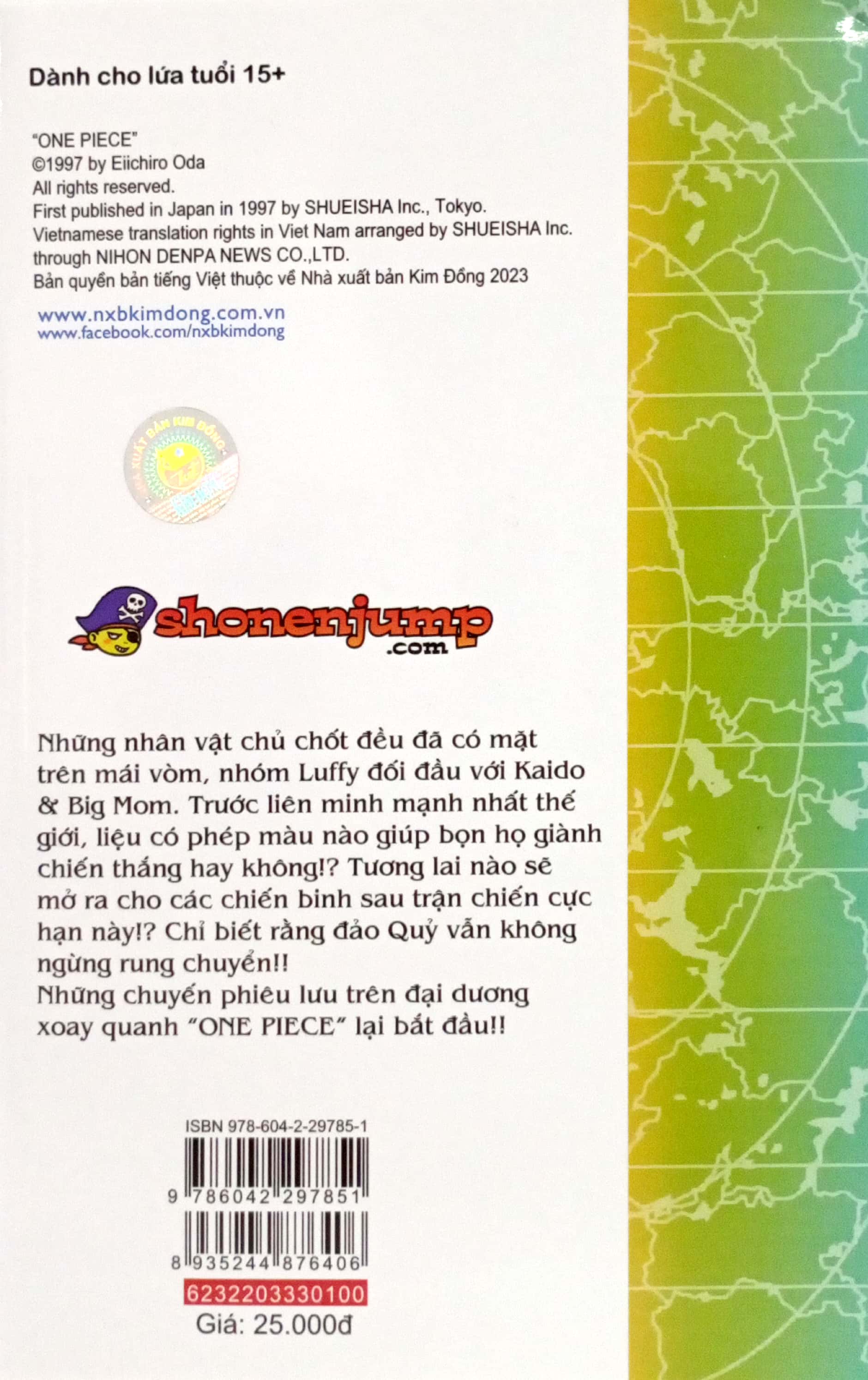 bộ one piece - tập 100 - haki bá vương - bản bìa áo - Ảnh 7