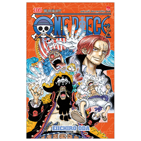 Bộ One Piece - Tập 105 - “Ước Mơ Của Luffy” - Bản Bìa Áo