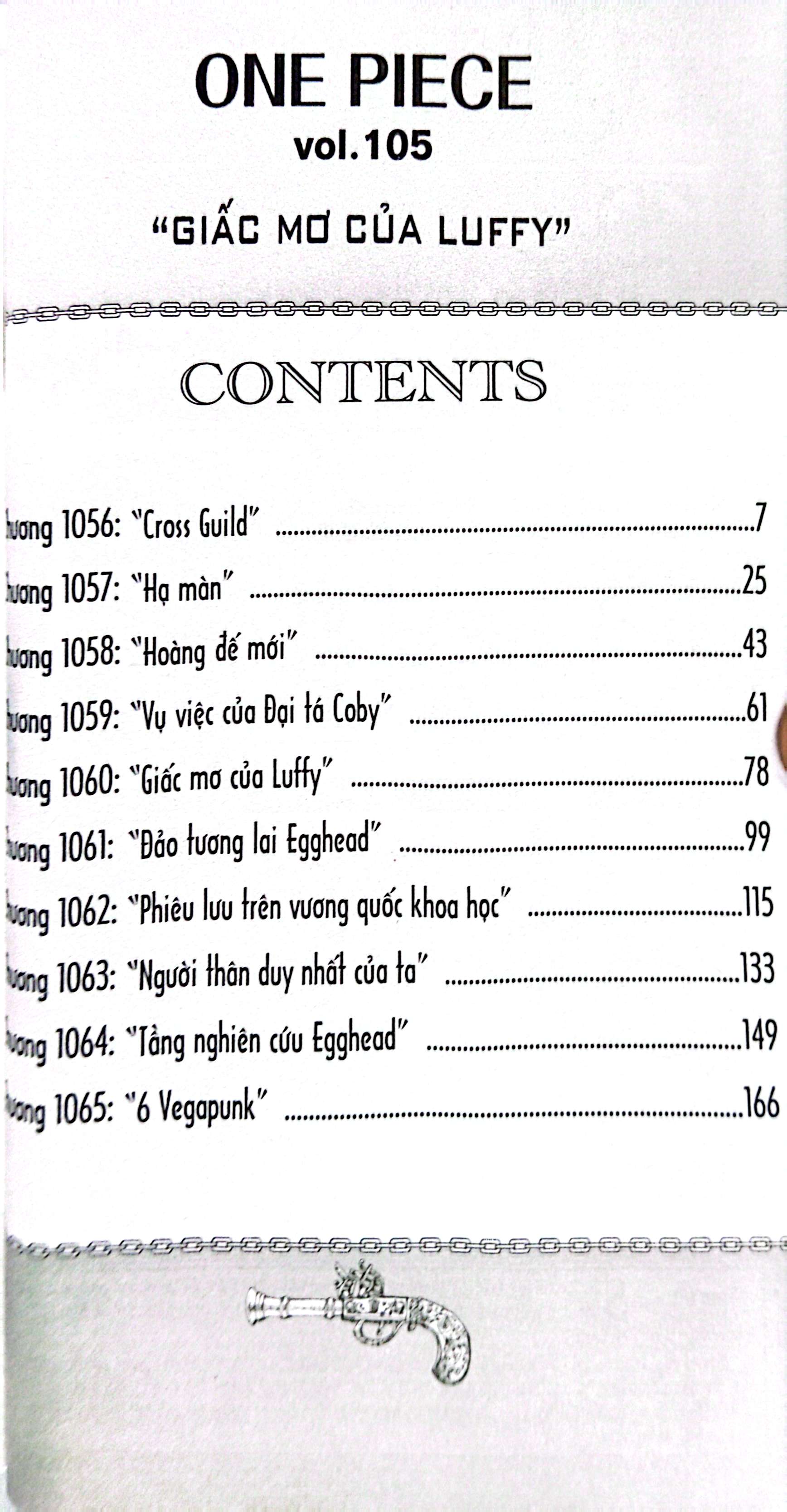 Bộ One Piece - Tập 105 - “Ước Mơ Của Luffy” - Bản Bìa Áo - Ảnh 4