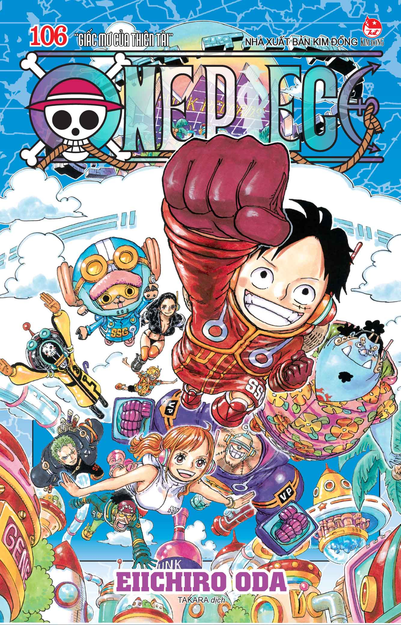 Bộ One Piece - Tập 106 - “Giấc Mơ Của Thiên Tài” - Bản Bìa Gập - Ảnh 3