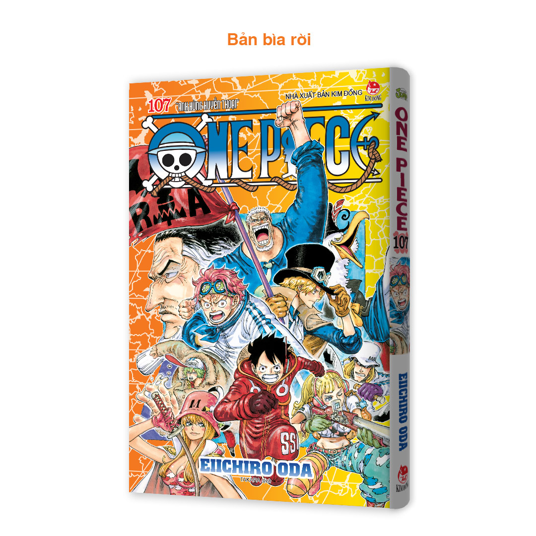 Bộ One Piece - Tập 107 - “Anh Hùng Huyền Thoại” - Bản Bìa Áo - Ảnh 2