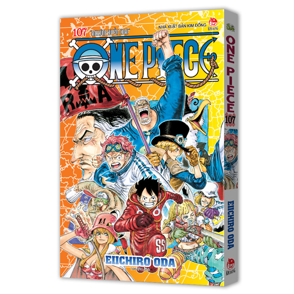 Bộ One Piece - Tập 107 - “Anh Hùng Huyền Thoại” - Bản Bìa Gập