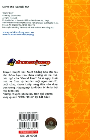 bộ one piece - tập 12 - truyền thuyết bắt đầu (tái bản 2022) - Ảnh 7