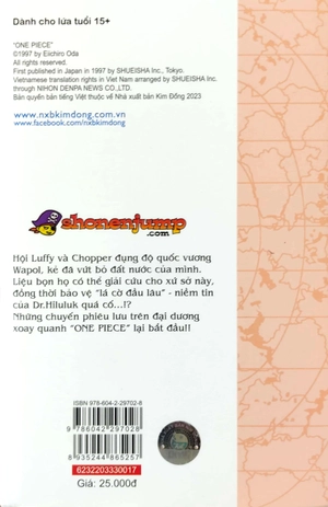 bộ one piece - tập 17 - hoa anh đào của hiluluk (tái bản 2022) - Ảnh 7