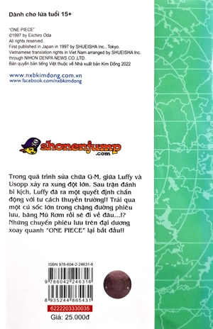 bộ one piece - tập 35 - thuyền trưởng (tái bản 2022) - Ảnh 8